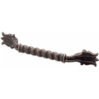 Ella - Traditional D Shaped Cabinet Drawer Pulls - Antique Copper