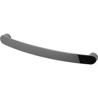 Merle - Curved Bow Kitchen Cabinet Handle - Polished Nickel Black