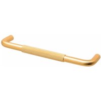 Insignia - Knurled D Shaped Cabinet Drawer Handle - Matt Gold