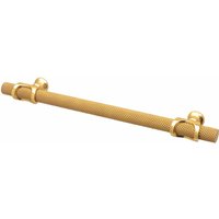 Amelia - Knurled T-Bar Kitchen Cupboard Handle -  Matt Gold