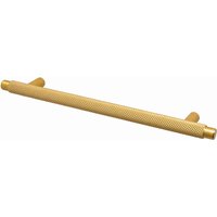 Aurelia - Knurled Round T-Bar Kitchen Cabinet Handle - Matt Gold
