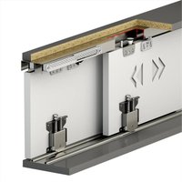 ES-Slide Wardrobe Sliding Door Kit - 2 Door - 3000mm Track - Both Way Soft Close