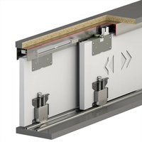 PS-Slide Sliding Door Wardrobe System - 3 Door - 2400mm Track - Both Way Soft Close