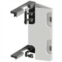 W-Slide BiFold Wardrobe Sliding Door Kit - 2 Door - 1500mm Track