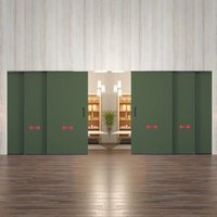 TP-Slide Double Telescopic Sliding Door Kit - 2 + 2 Door - 6000mm Track